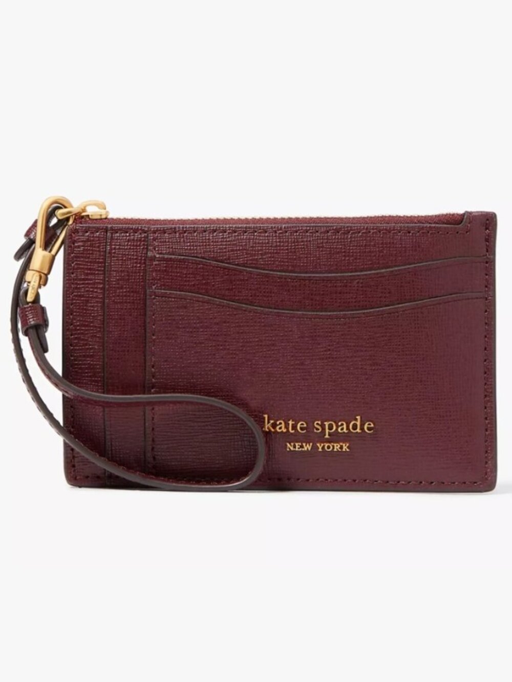 Kate Spade Morgan Card Case Wristlet CORDOVAN